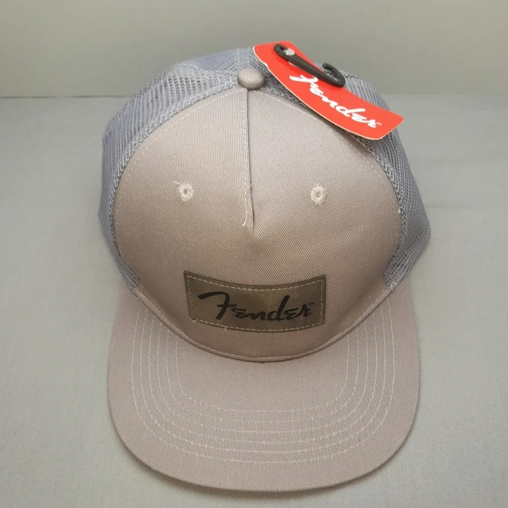 Fender Space Rock Snapback Hat Gray 2023 NWT Adjustable Cap